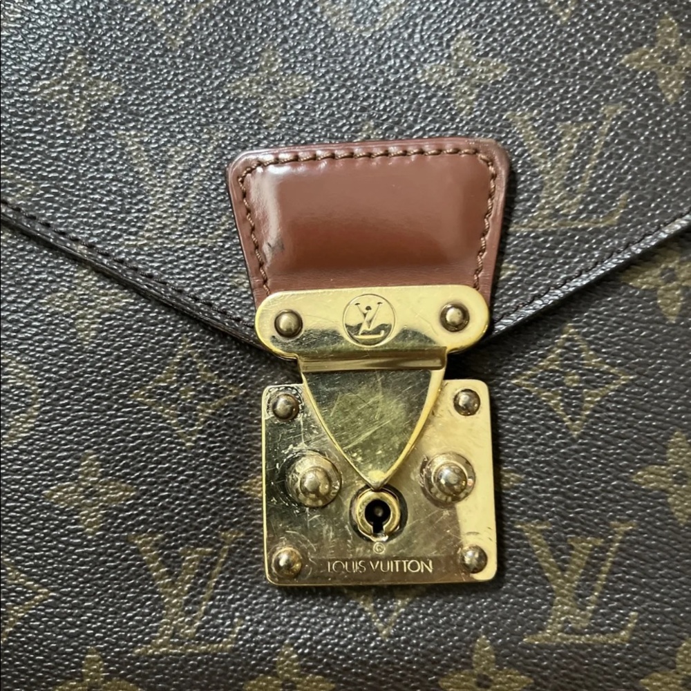 Louis Vuitton Porte Documents Briefcase Authentic Vintage - Picture 6 of 16